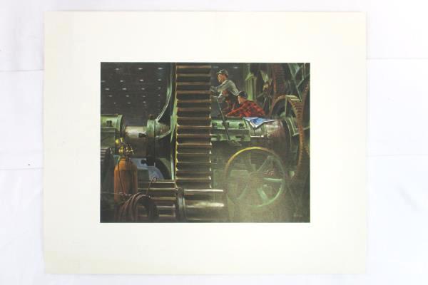 Vintage Print of Painting by Artist Robert Lavin United Engineers 1964`