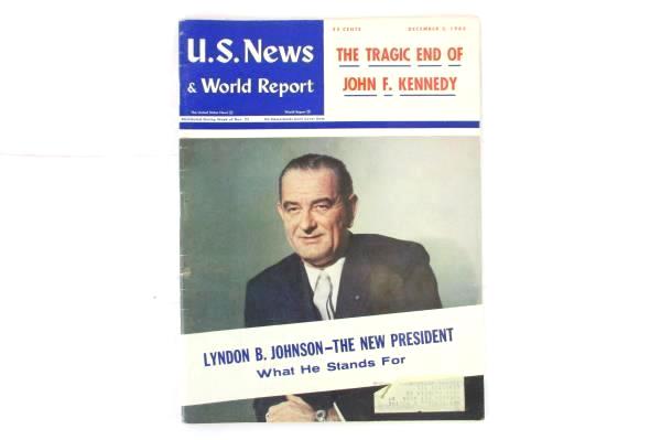 Vintage U.S. News & World Report December 1963 The Tragic End Of John F. Kennedy