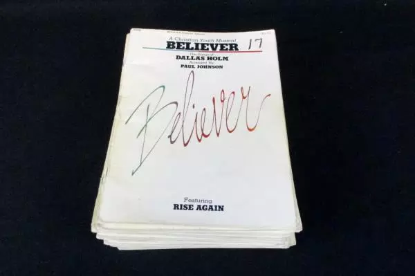 Lot of 13 "BELIEVER" Christian Youth Musical SATB 1980 Dimension Music Benson Co