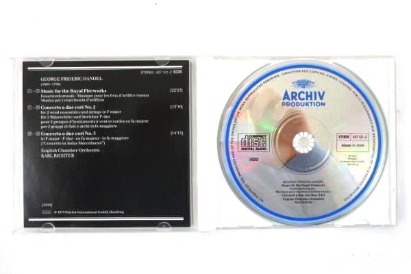 CD George Frederick Handel's Music Royal Fireworks English Chamber Orchestra