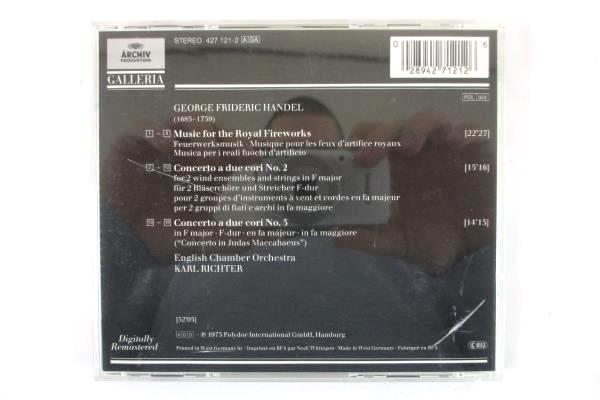 CD George Frederick Handel's Music Royal Fireworks English Chamber Orchestra
