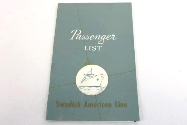 MS Kungsholm Cruise to the West Indies Passenger List Swedish American Line 1971