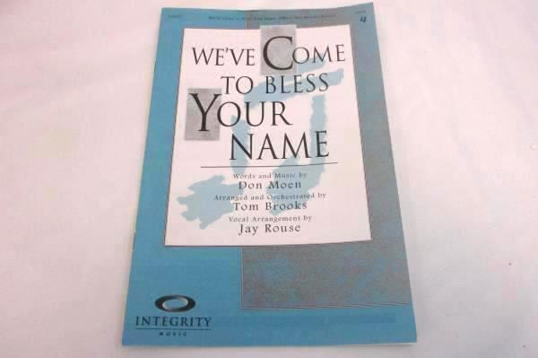 Lot of 66 Choral Sheet Music Booklets We've Come to Bless Your Name SATB #14627