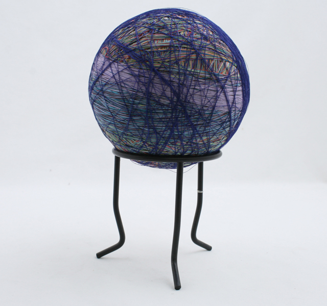 LARGE Ball Of Thread With Stand 5.5" Diameter