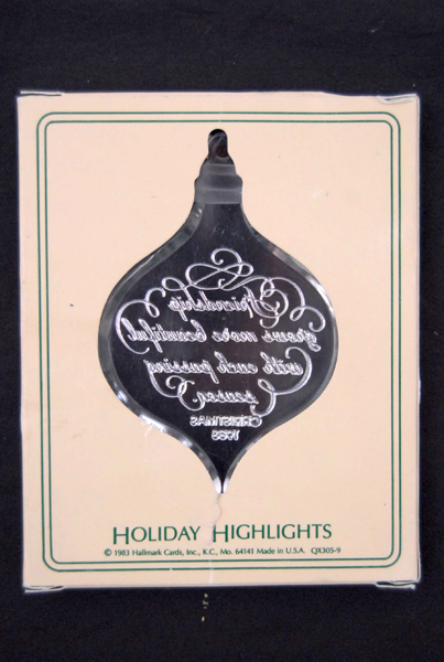 HALLMARK KEEPSAKE 1983 Friendship Ornament