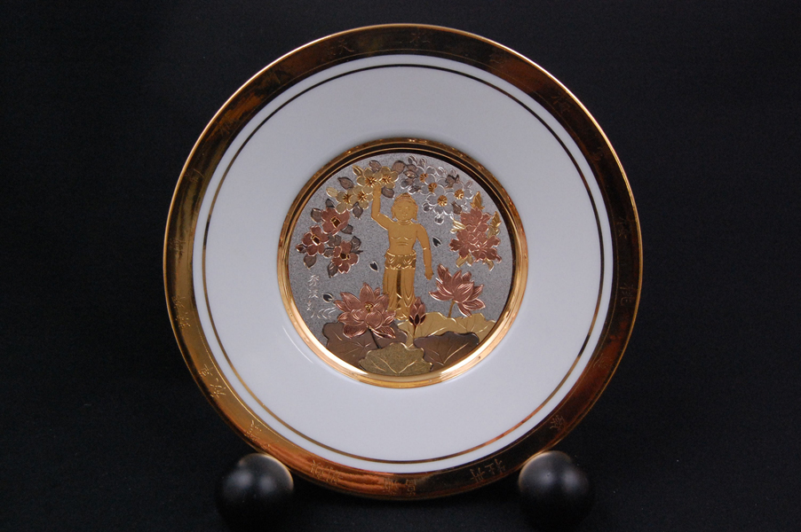 Hamilton Japanese Floral Calendar BUDDHA'S BIRTHDAY LOTUS & BABY BUDDHA