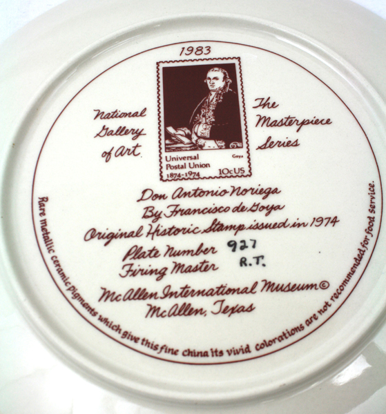International Museum Masterpiece Stamp Plate Collection Michelangelo
