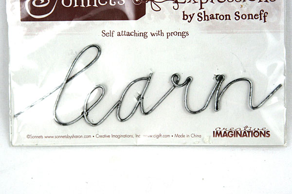 LEARN - Wire Expressions by Sharon Soneff - Creative Imaginations