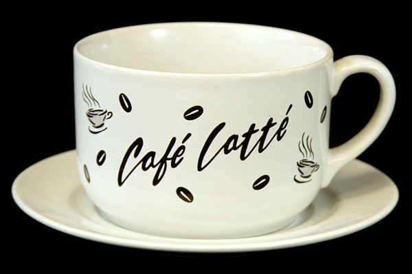Papel Freelance Cafe Latte Mug And Saucer