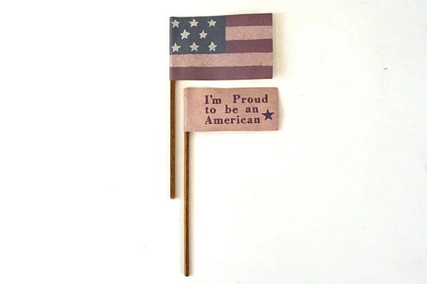Sarah's Attic America The Beautiful Display Block #1 Proud To Be An American