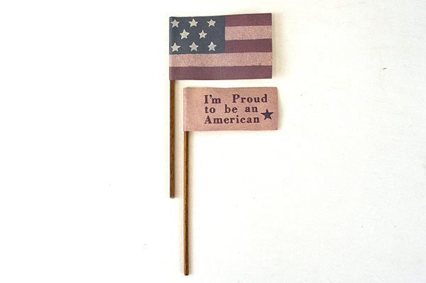 Sarah's Attic America The Beautiful Display Block #1 Proud To Be An American