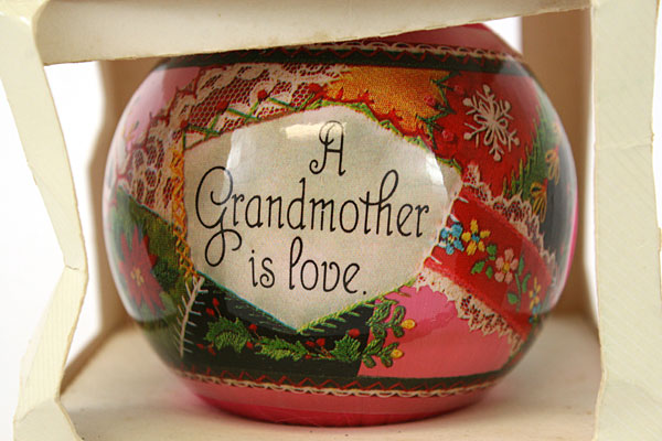 Hallmark Keepsake Satin Ornament 1982 Grandmother