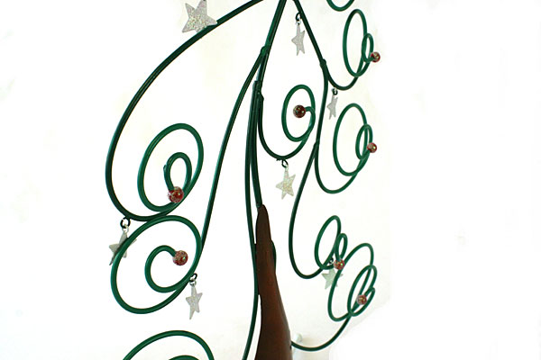 25" Tall 3 Piece Metal Christmas Holiday Tree Star Ornaments Tall Tabletop Decor