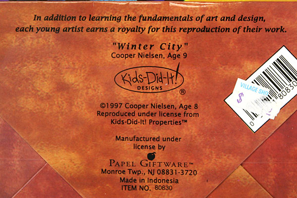Set of 2 Papel Giftware Bags By 8-Year-Old Artist Cooper Nielsen