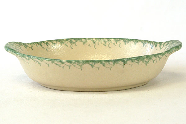 Clayforms of Oregon Handcrafted Cherry Decorated Stoneware Dish