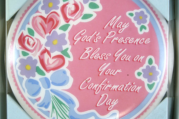 Decorative Confirmation Plate Gift - 1992 Enesco #249130