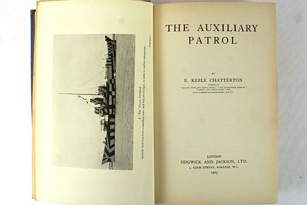 1923 The Auxilliary Patrol By E. Keble Chatterton