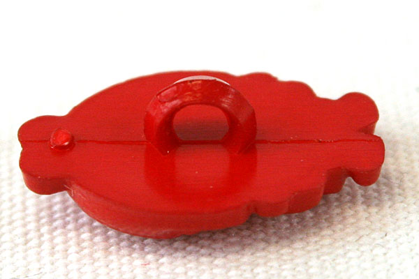 Lot of 3 Minature Red Light Bulb Pendants & Red Whimsical Girl Sewing Button
