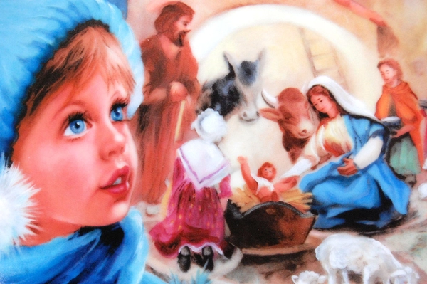 D'Arceau Limoges Les Noels de France 1987 La Creche Etoilee Plate