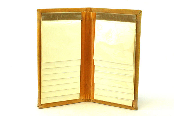 Victorian Scene ~ Boy And Girl In A Garden Gold Velvet Photo Album