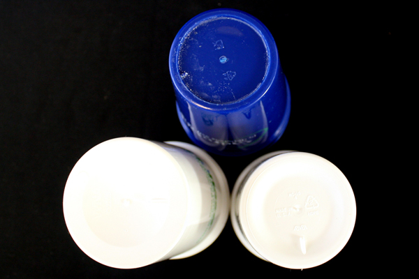 Set of 3 Pharmaceutical Companies Plastic Advertising Cups