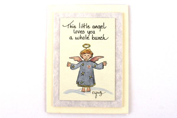 Set of 3 Decorative Stand-Up Angel Cards Winslows Inc By Pam Elifritz