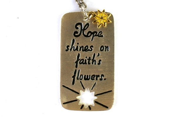 Lot of 3: Key Rings With Messages ~ Home & Hope