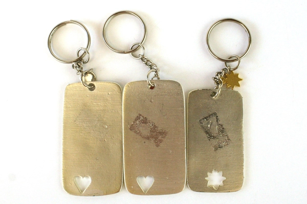 Lot of 3: Key Rings With Messages ~ Home & Hope