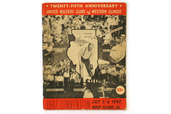1947 Convention Program United Bolders Clubs of Western Illinois 25th Anniversry