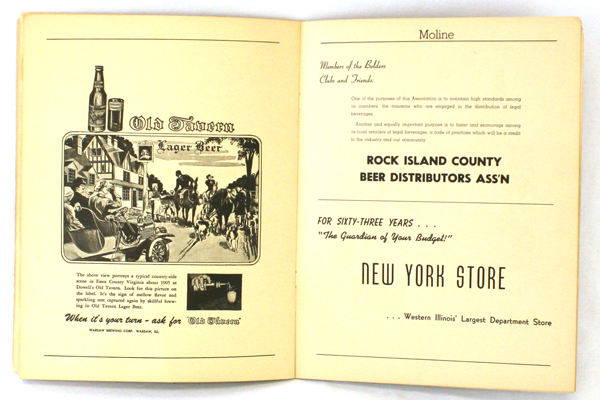 1947 Convention Program United Bolders Clubs of Western Illinois 25th Anniversry