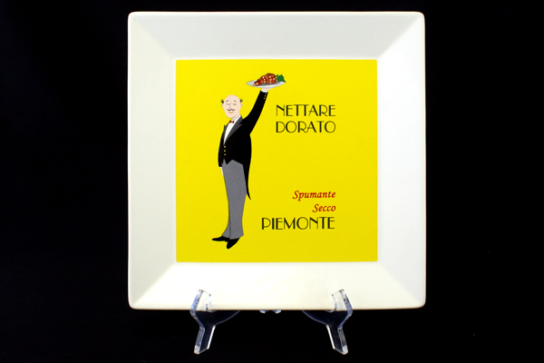 10" Cafe Milano American Atelier At Home Square Stoneware Plate 5298