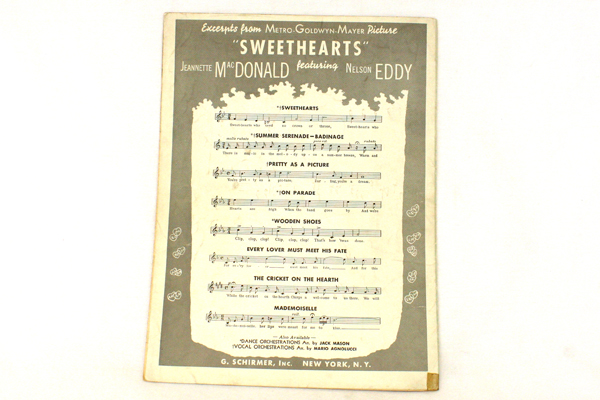 Summer Serenade-Badinage Sheet Music 1938-Victor Herbert Bob Wright Chet Forrest