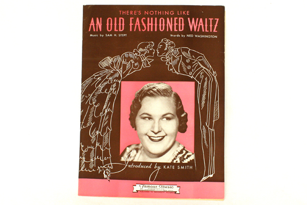 There's Nothing Like an Old Fashioned Waltz Sheet Music 1934-Ned Washington
