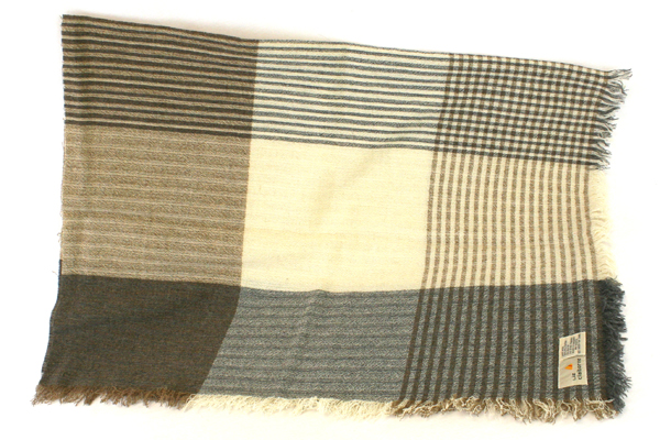 Set of 2 Natural Colored Liz Claiborne Scarves Made of Wool/Polyester/Rayon