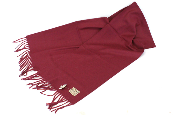 100% Acrylic Dark Pink Nordstrom Scarf & Jones New York Large Black Leather Belt