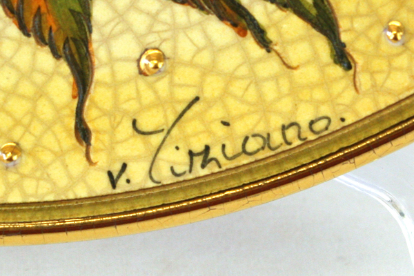 1975 V. Tiziano Flower Children LE of 3000 Veneto Flair Porcelain Plate w/ COA