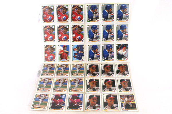142 MLB Player Cards Upper Deck 1991 Collectible Baseball Cards