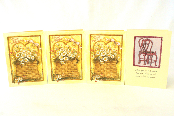 Lot of Seven New Wedding/Couples Greeting Cards