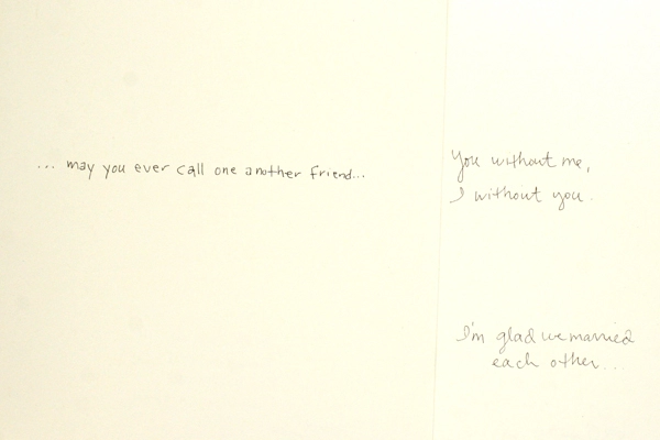 Lot of 4 Greeting Cards for Wedding or Couple Unused