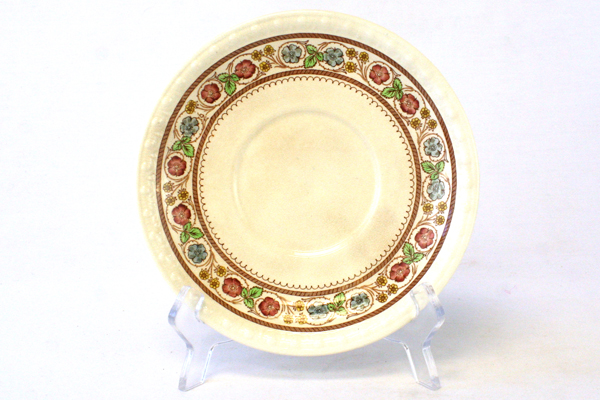3 Vintage Spode "Firenze" 7.25" Soup Bowl Saucers # 2/9034 Copeland England