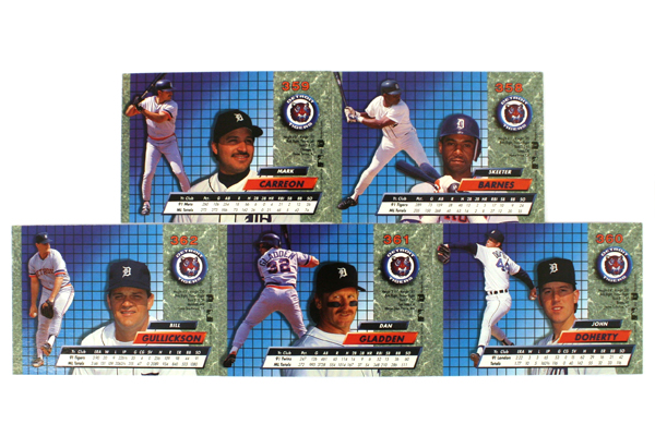 Fleer Ultra Series II Detroit Tigers 1992 Baseball Team Set of 11