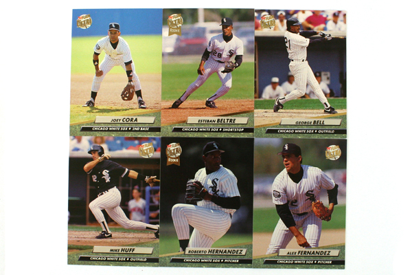 Fleer Ultra Series II Chicago White Sox 1992 Baseball Team Set of 12