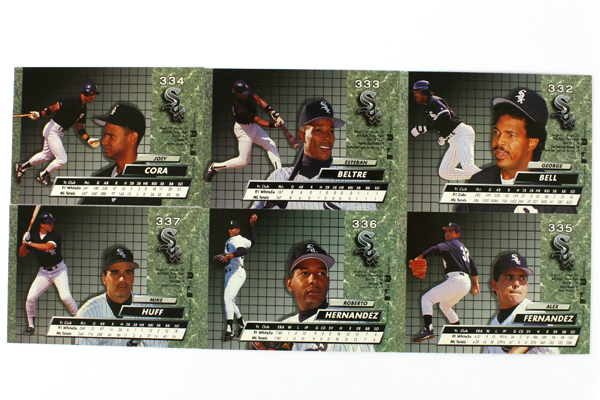 Fleer Ultra Series II Chicago White Sox 1992 Baseball Team Set of 12