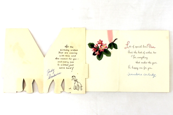 Lot of 4 Vintage Paper Greeting Cards Fathers Day/Birthday/Valentines Day