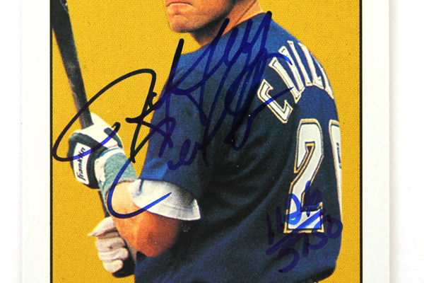 Old Judge T-95 Series Jeff Cirillo Card No. 10 Milwaukee 1995 Card w/ Signature