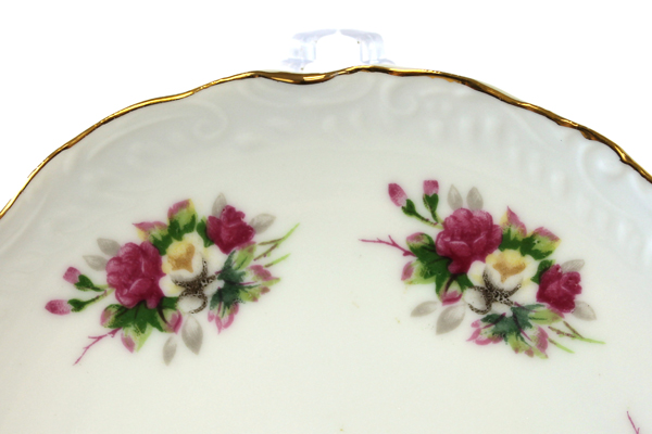 Vintage 6.25" Royal Crown Rose Decor Pattern #3256 Porcelain Plate