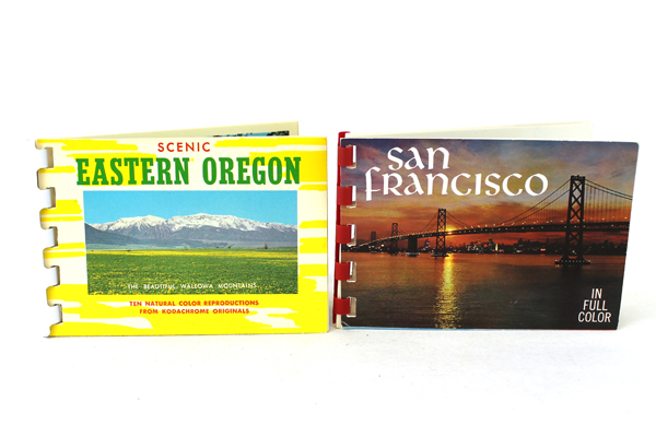 Lot Of Two Vintage Photo Booklets Scenic Eastern Oregon And San Francisco