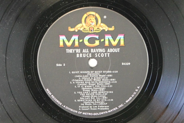 They're All Raving About Bruce Scott - MGM Records 12" LP Record # E-4339