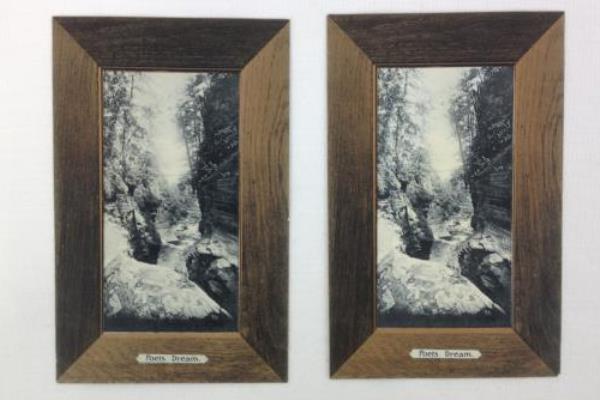 Lot 4 Vintage 1905 Postcard RPPC by Rotograph Co Poets Dream Lake Path Narrows