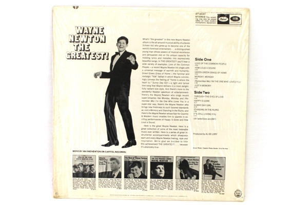 Wayne Newton The Greatest! Capitol Recors ST 2847 33 RPM 12" Record
